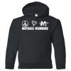 18500B Youth Heavy Blend Hooded Sweatshirt Thumbnail